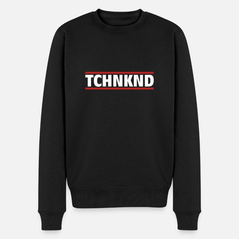 technknd - Technokind - Pull Premium bio Homme - noir