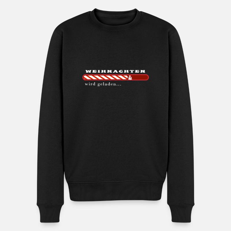 WIRD GELADEN - Pull Premium bio Homme - noir