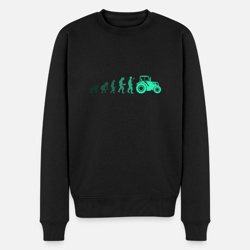 Évolution tracteur - Pull Premium bio Homme - noir
