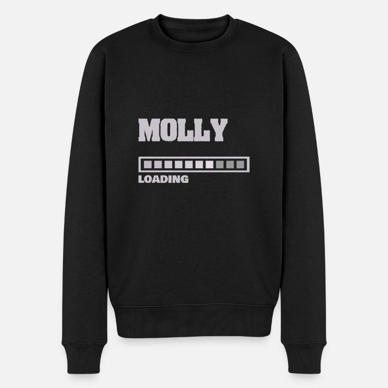 Geschenk für Molly - Männer Premium Bio Pullover - Schwarz