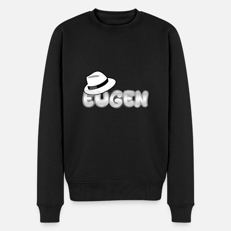 Gift for Eugen - Men's Premium Organic Jumper - black