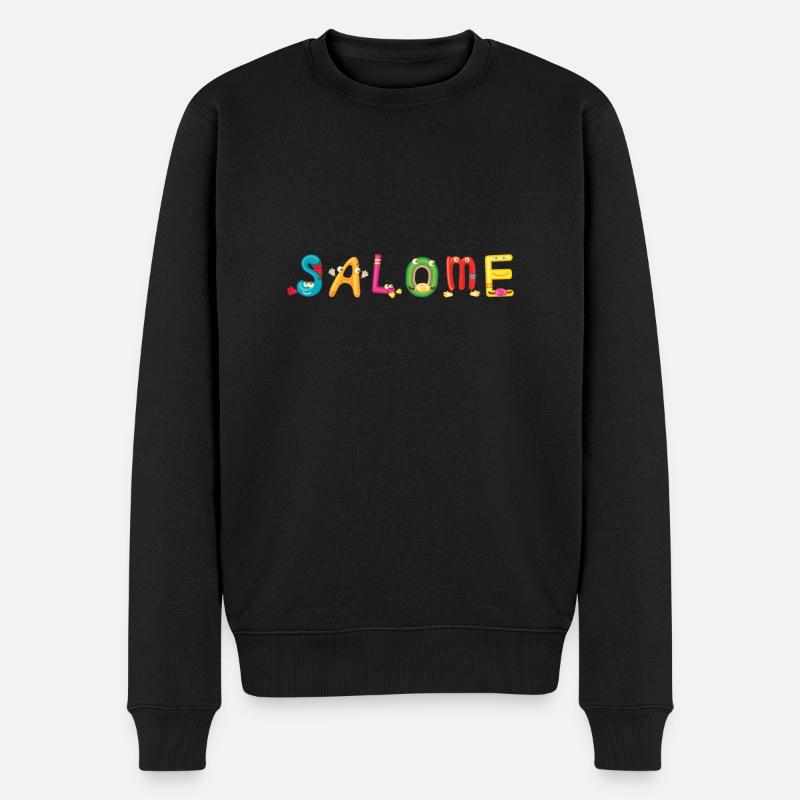 Salome - Männer Premium Bio Pullover - Schwarz