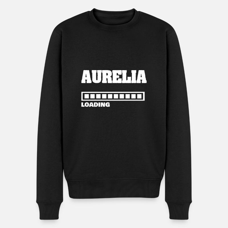 Aurelia - Männer Premium Bio Pullover - Schwarz