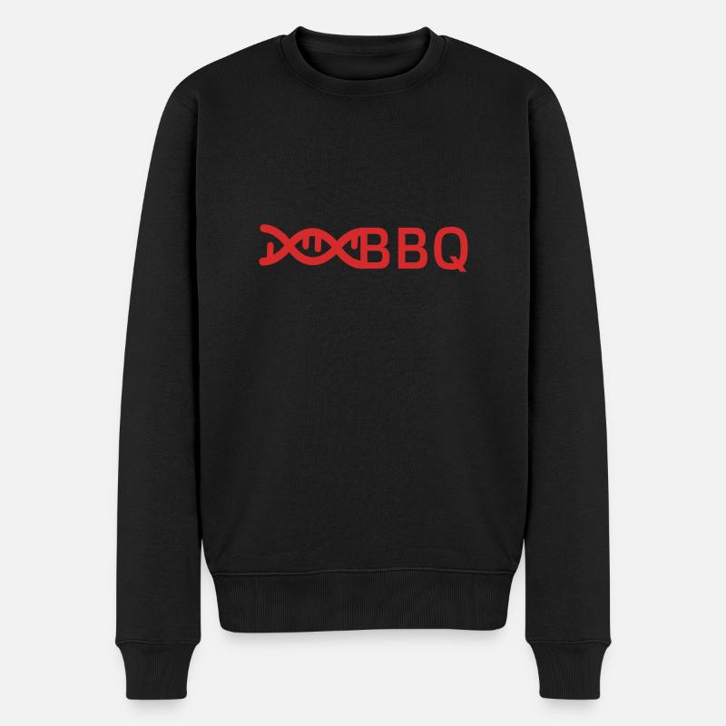 Le barbecue est dans mon ADN - Pull Premium bio Homme - noir