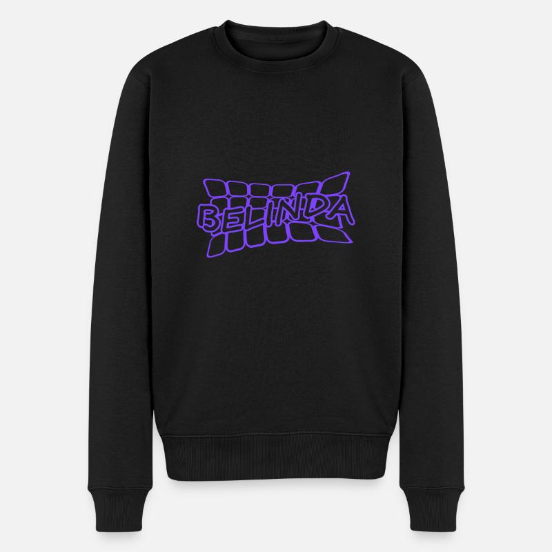 Belinda - Männer Premium Bio Pullover - Schwarz