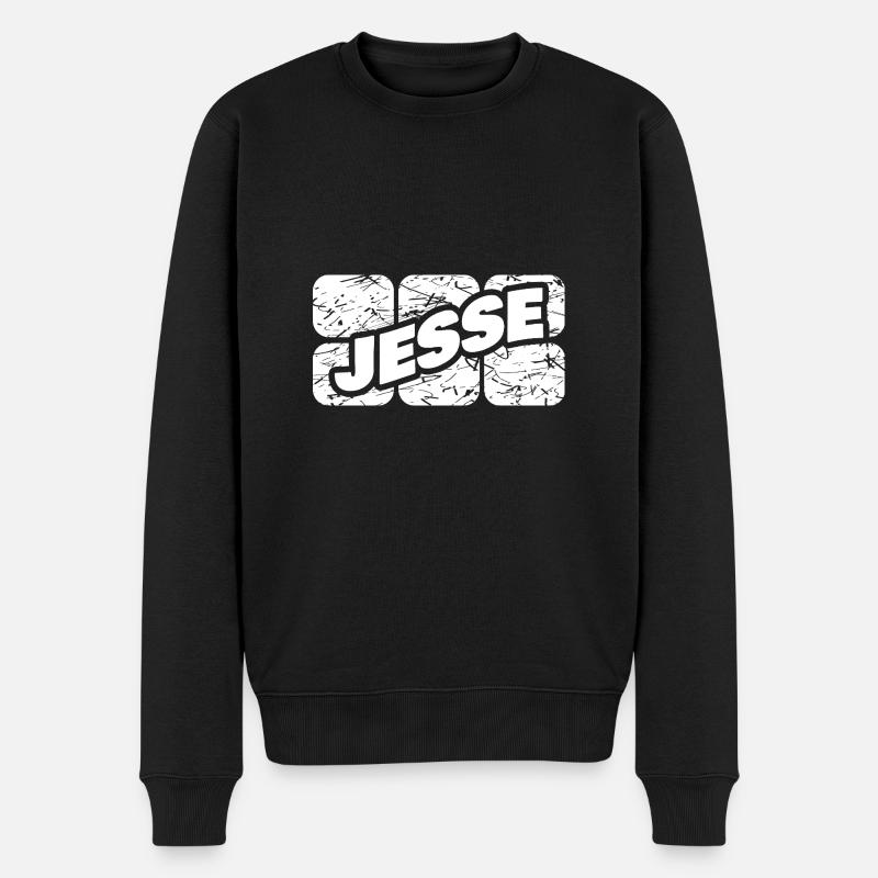 Geschenk für Jesse - Männer Premium Bio Pullover - Schwarz