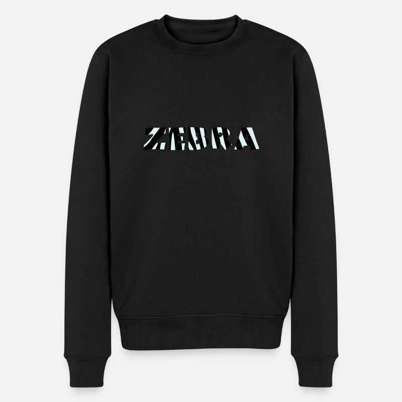 zébre - Pull Premium bio Homme - noir