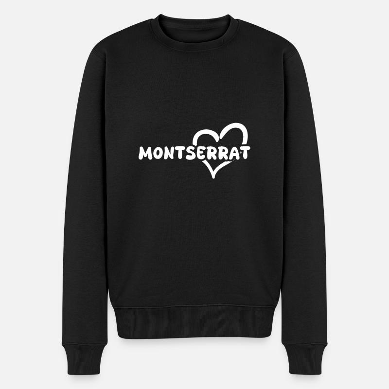 Cadeau pour Montserrat - Pull Premium bio Homme - noir