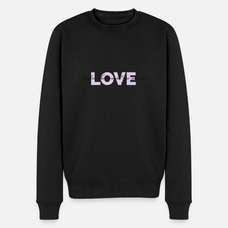 Amour - Pull Premium bio Homme - noir