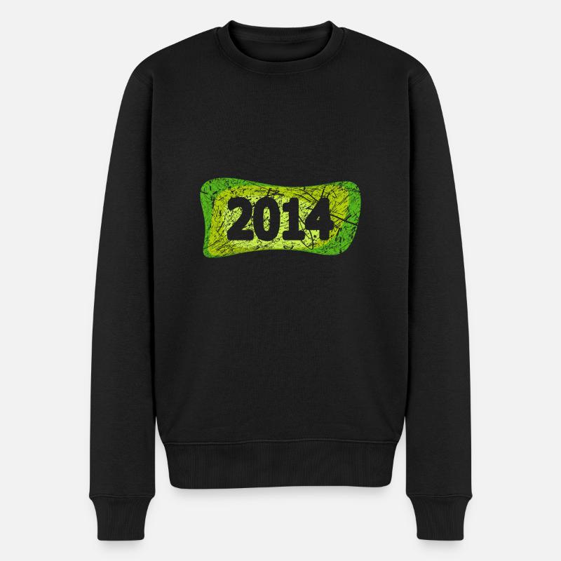 2014 2014 - Männer Premium Bio Pullover - Schwarz