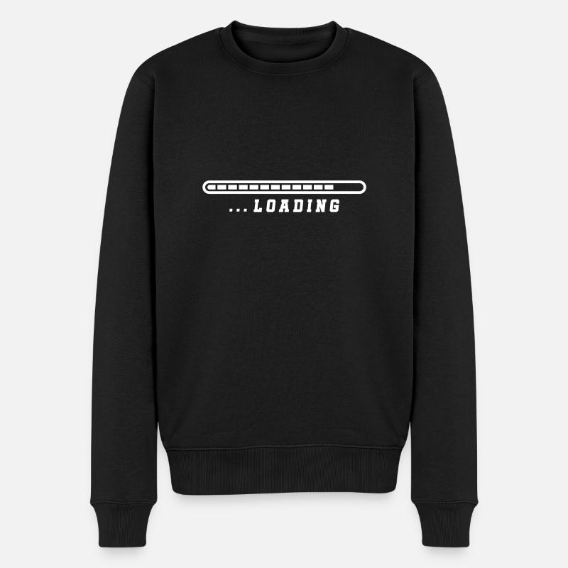 loading - Männer Premium Bio Pullover - Schwarz