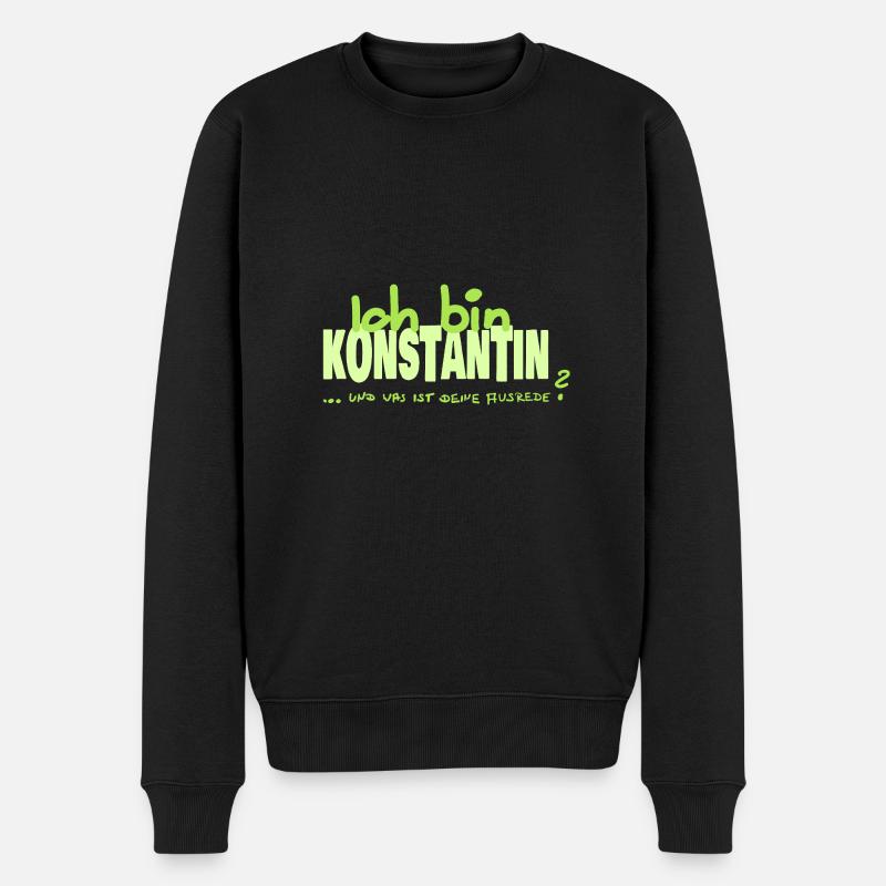 Konstantin Konstantin - Pull Premium bio Homme - noir