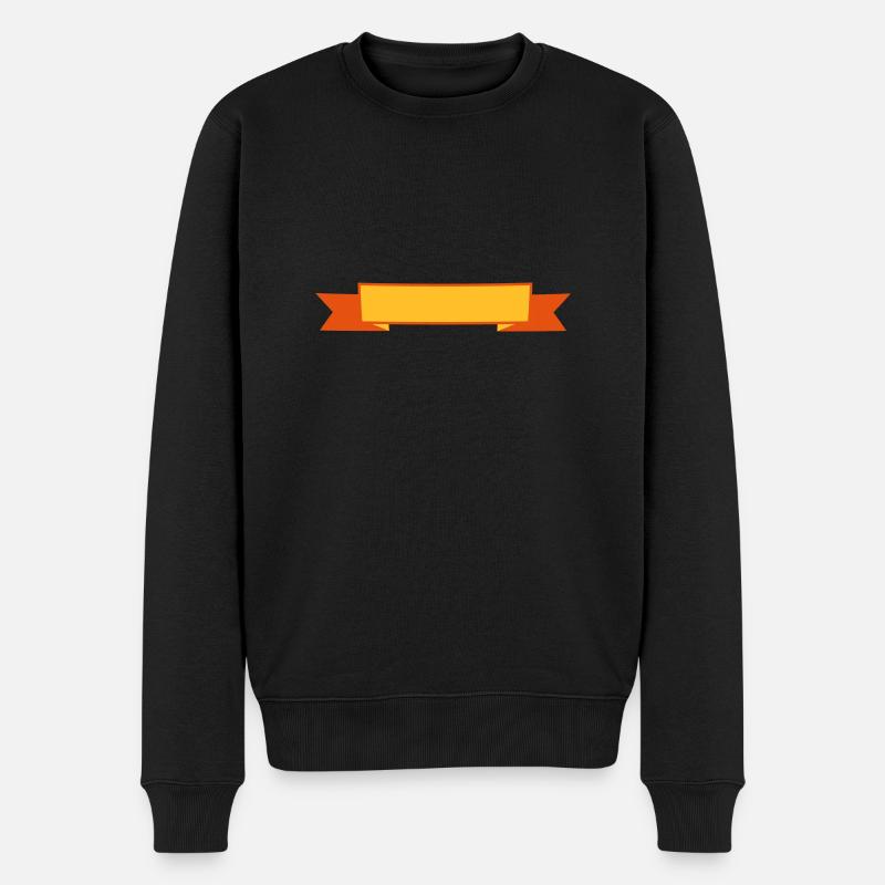Banner - Männer Premium Bio Pullover - Schwarz