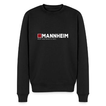 Mannheim Monnem Mannheimat - Men's Premium Organic Jumper - black - Front - Nico (187cm)