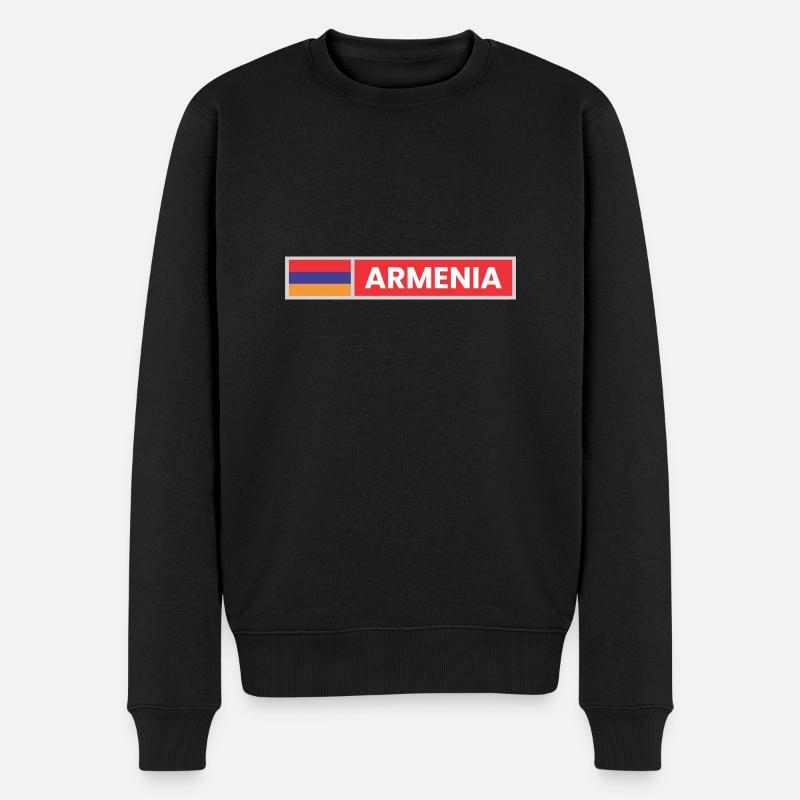 Drapeau de l’Arménie - Pull Premium bio Homme - noir