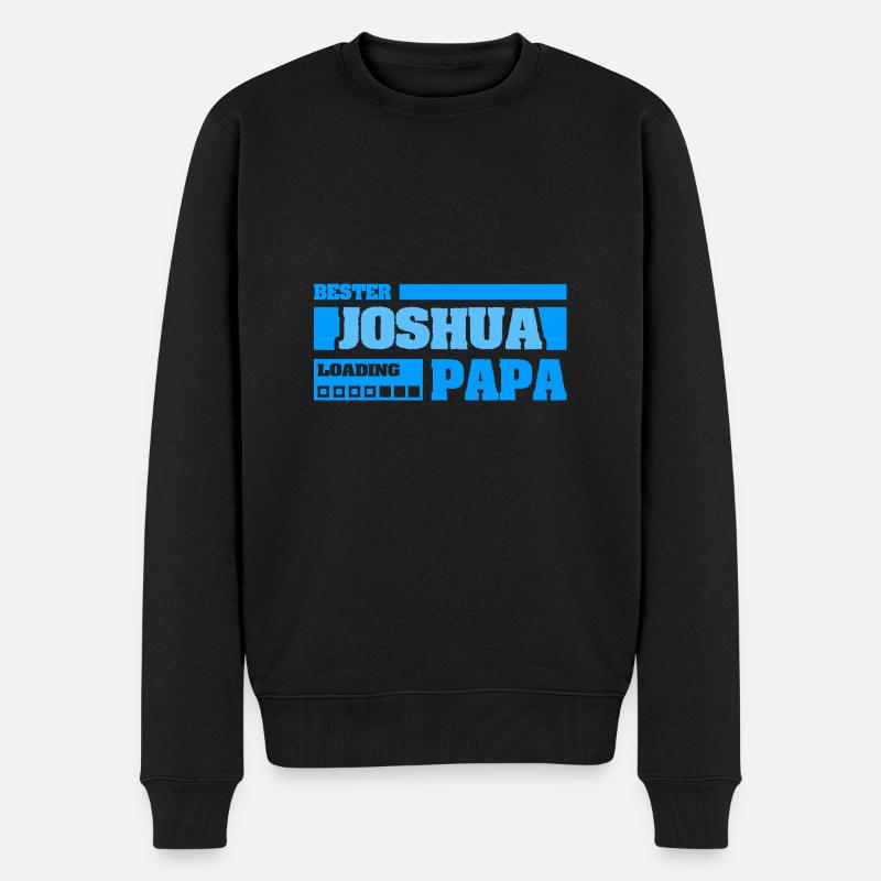 Josué comme prénom - Pull Premium bio Homme - noir