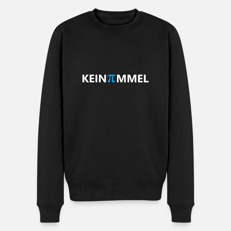 Kein Pimmel blau - Männer Premium Bio Pullover - Schwarz