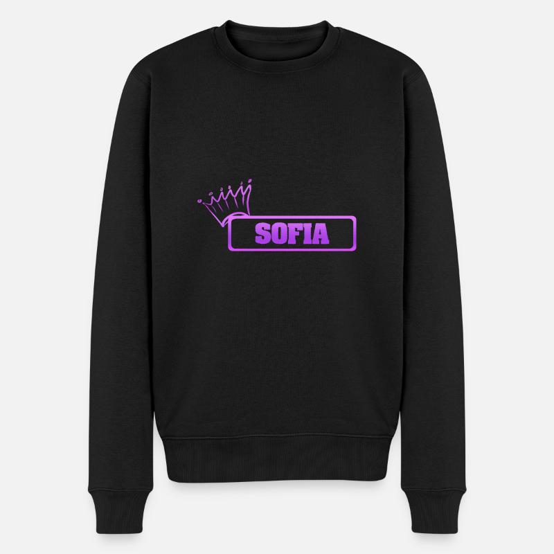 Geschenk für Sofia - Männer Premium Bio Pullover - Schwarz