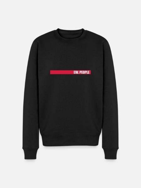 ew people funny quote - Men's Premium Organic Jumper - black