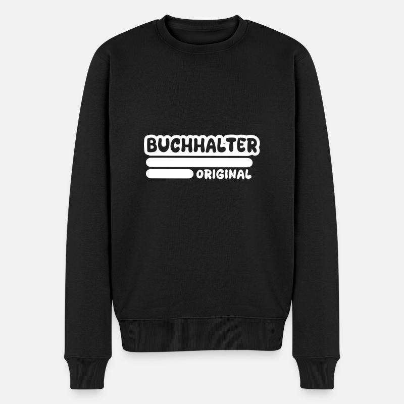 Comptable - Pull Premium bio Homme - noir