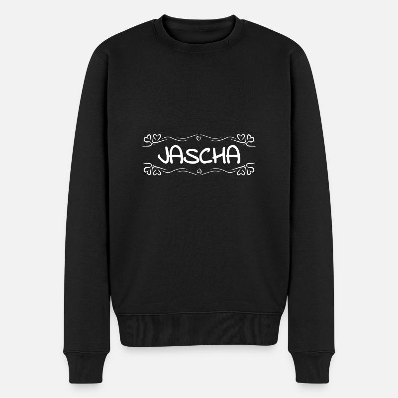 Nom Jascha - Pull Premium bio Homme - noir