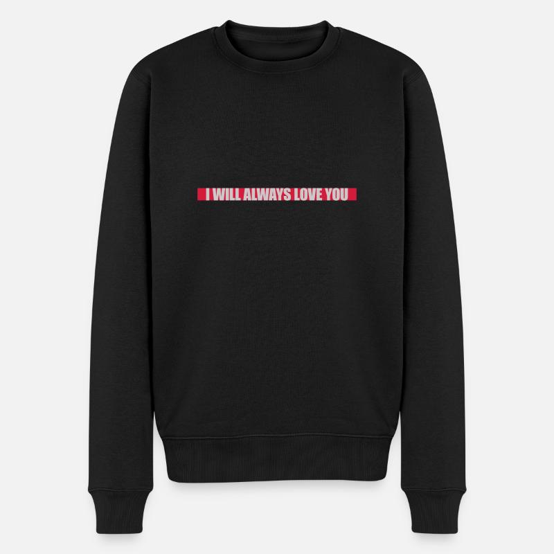 J’aimerai toujours - Pull Premium bio Homme - noir