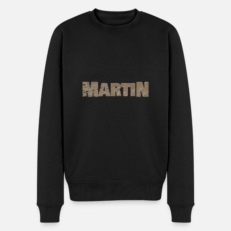 Martin Martin - Pull Premium bio Homme - noir