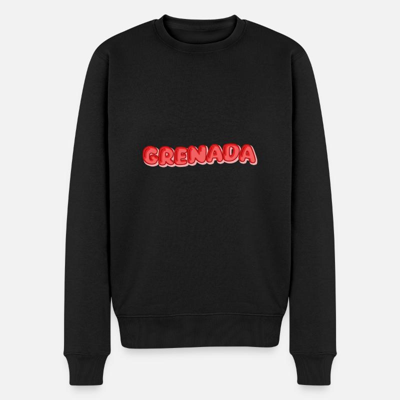 Urlaub Grenada - Männer Premium Bio Pullover - Schwarz