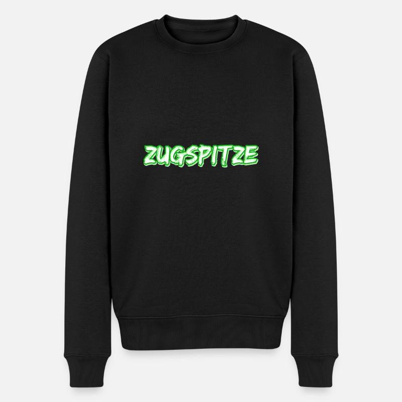 Geschenk für Zugspitze - Männer Premium Bio Pullover - Schwarz