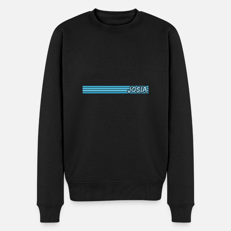 Josi als Style - Männer Premium Bio Pullover - Schwarz