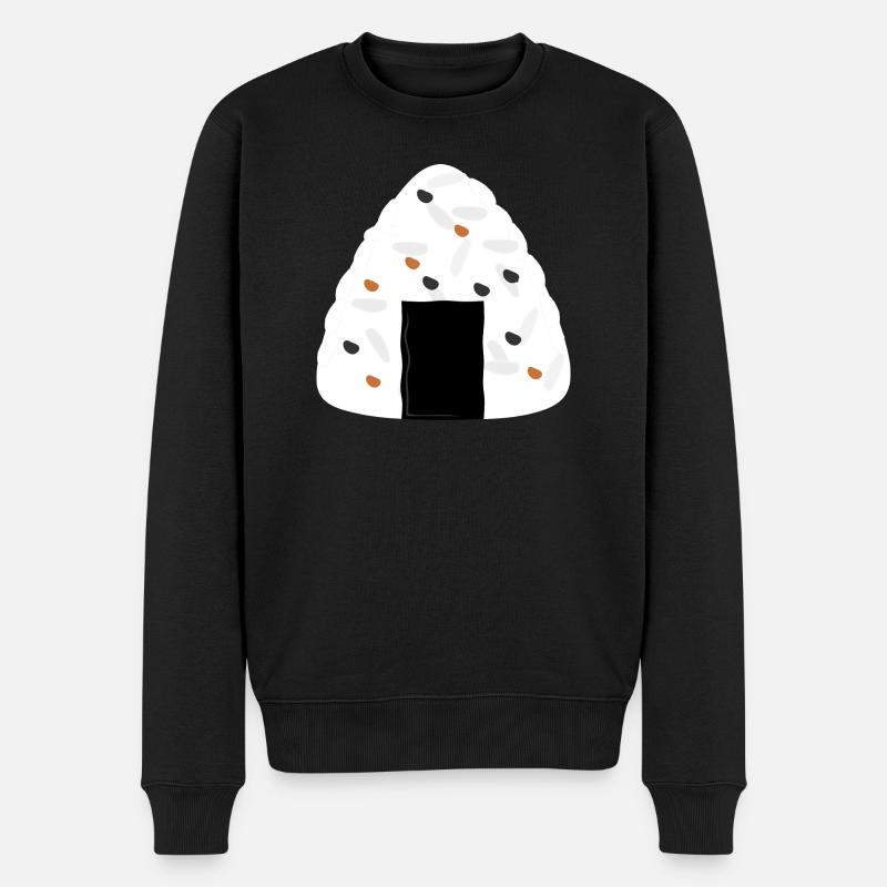 Onigiri - Japon - Pull Premium bio Homme - noir