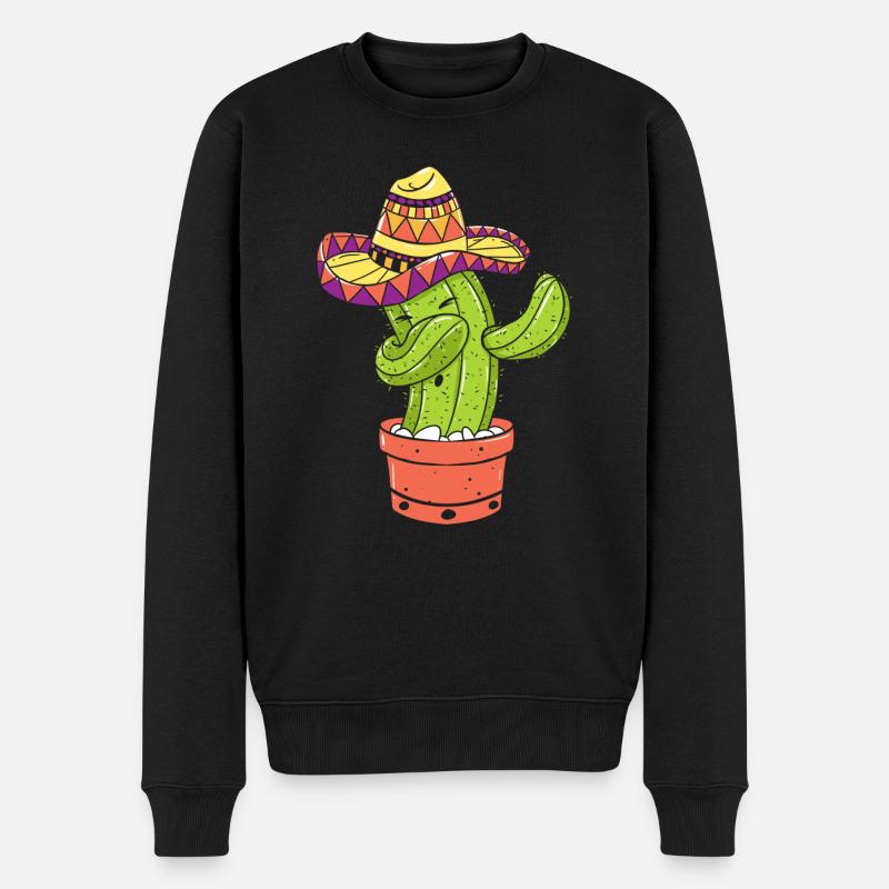 Mexiko - Männer Premium Bio Pullover - Schwarz