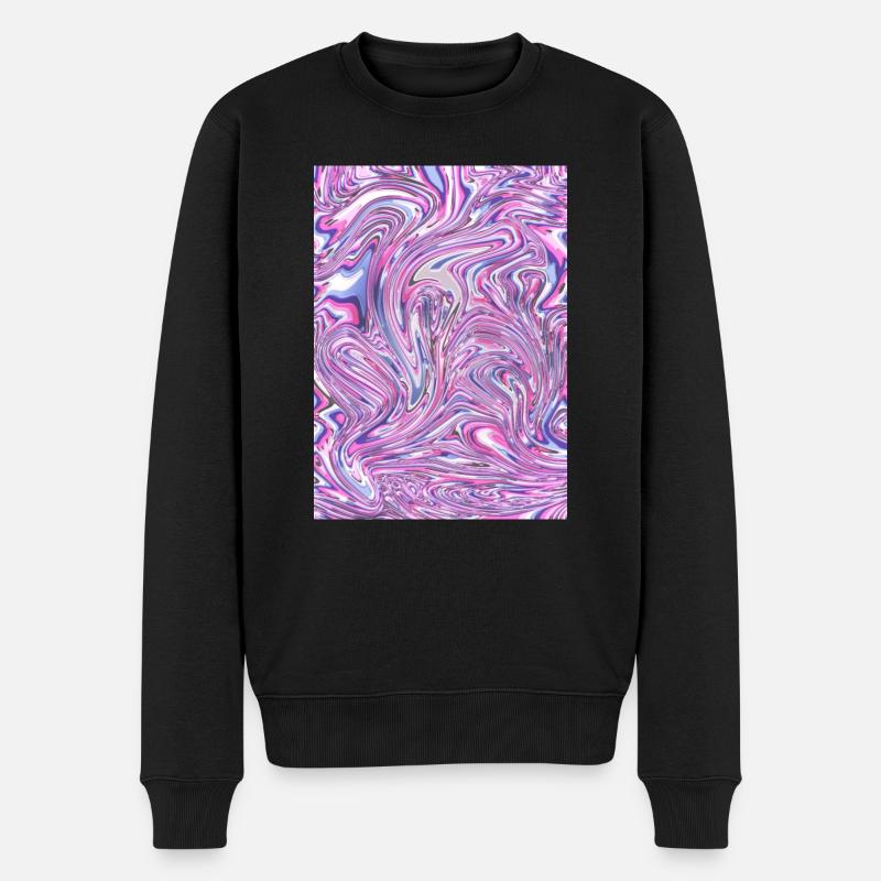 Kunststoffwickel - Männer Premium Bio Pullover - Schwarz