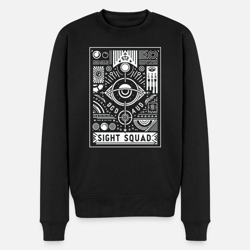 Escouade de vue 7 - Pull Premium bio Homme - noir