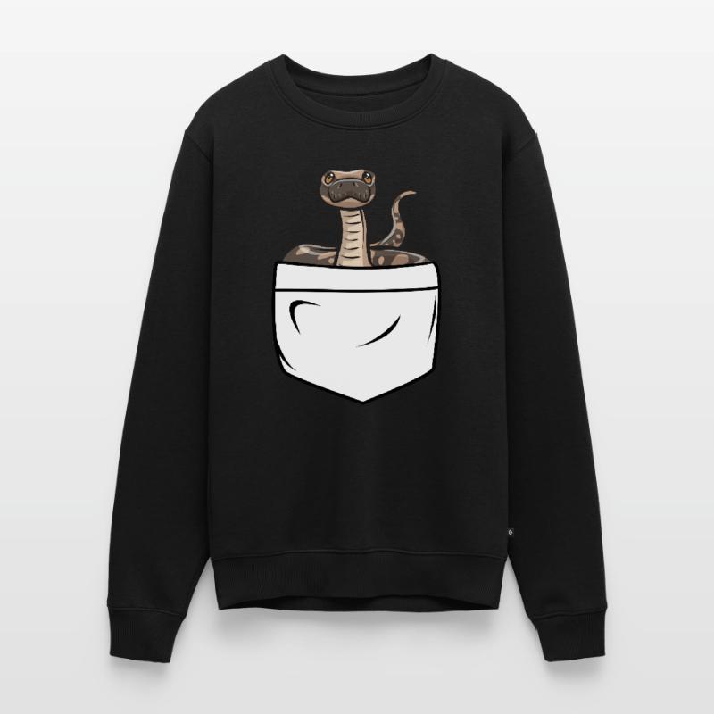 Ball Python Schlange Königspython Männer Premium Bio Pullover