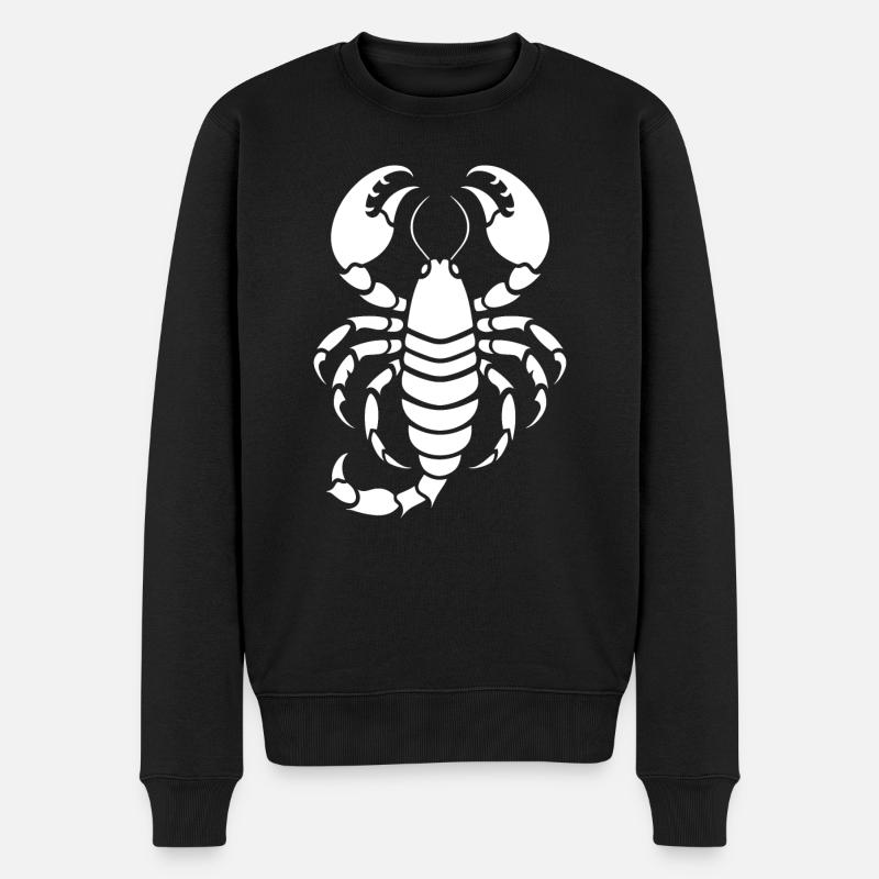 scorpion - Pull Premium bio Homme - noir