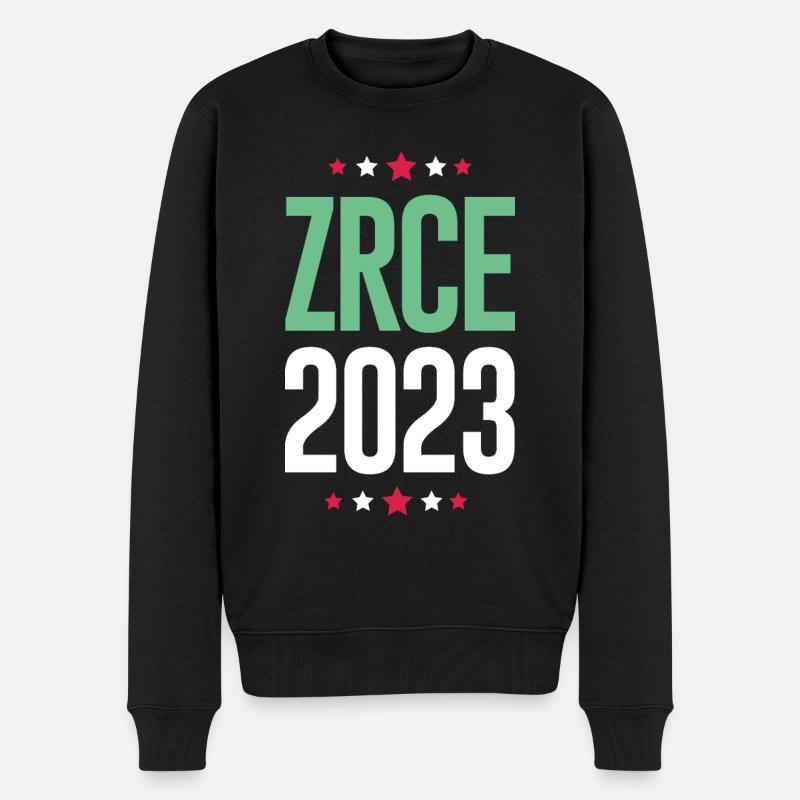 Zrce 2023 - Männer Premium Bio Pullover - Schwarz