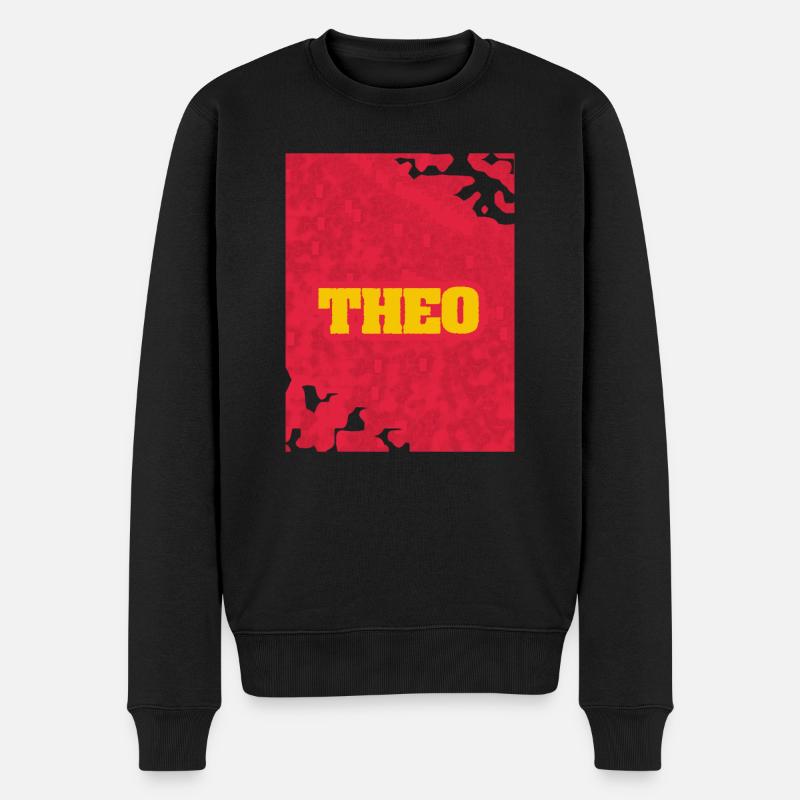 Théo - Pull Premium bio Homme - noir