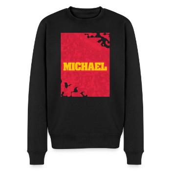 Michel - Pull Premium bio Homme - noir - Devant - Nico (187cm)