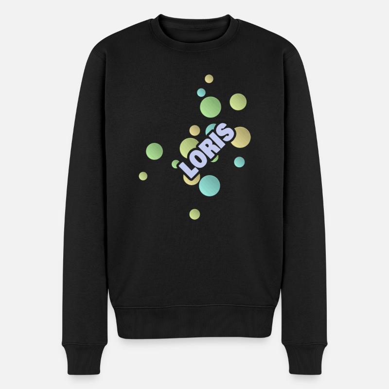 Uni Loris - Männer Premium Bio Pullover - Schwarz