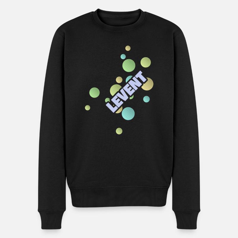 Uni für Levent Fachhochschule Student - Männer Premium Bio Pullover - Schwarz