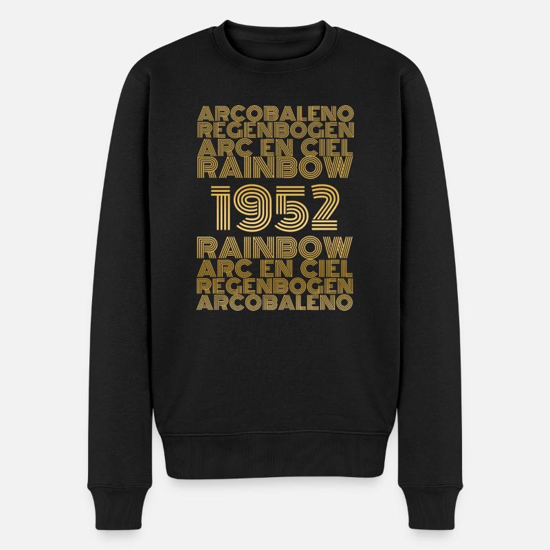 Rainbow 1952 - Männer Premium Bio Pullover - Schwarz