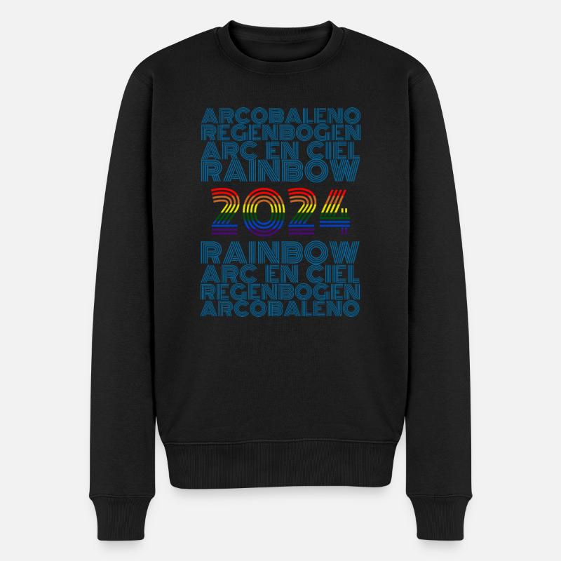 2024 - Männer Premium Bio Pullover - Schwarz