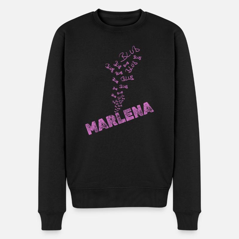 Marlena comme l’eau - Pull Premium bio Homme - noir