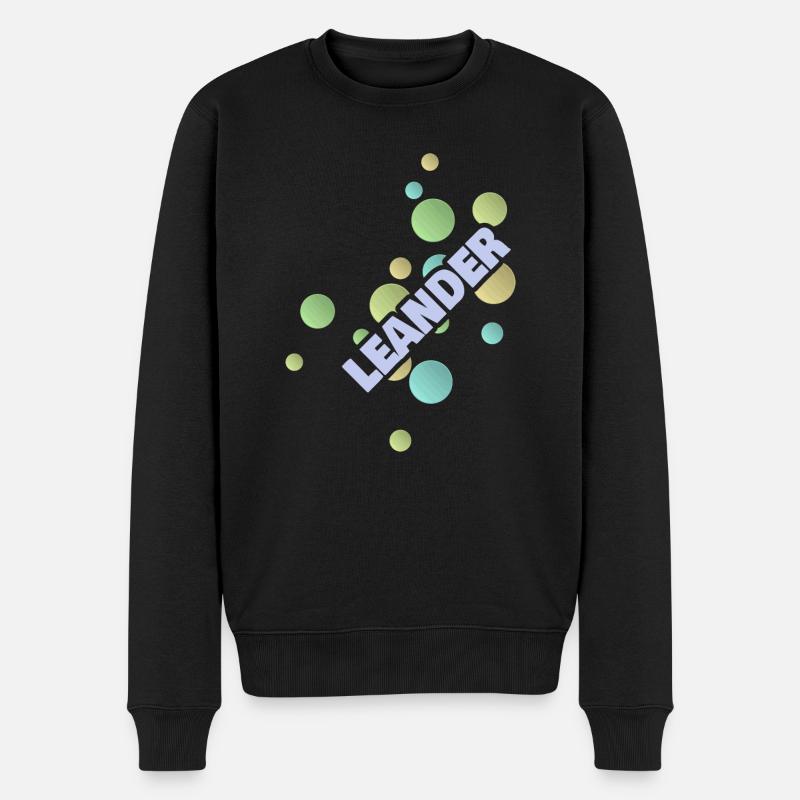 Fachhochschule Leander - Männer Premium Bio Pullover - Schwarz