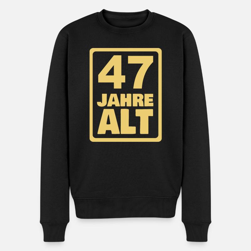 47 - Pull Premium bio Homme - noir