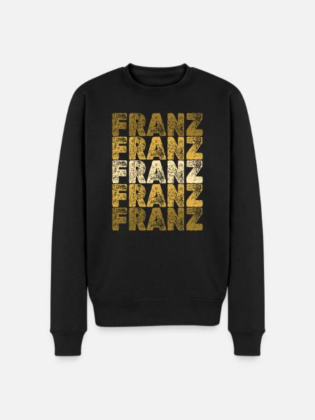 Gift for Franz - Men's Premium Organic Jumper - black