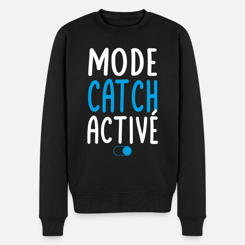 Mode Catch activé - Idée cadeau - Pull Premium bio Homme - noir