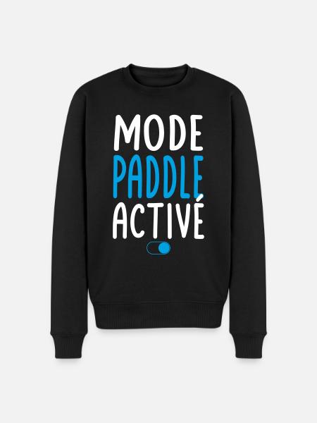 Mode Paddle activé - Idée cadeau - Pull Premium bio Homme - noir