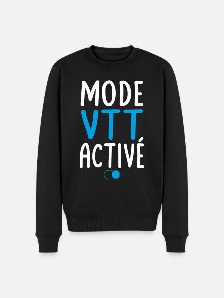 Mode VTT activé - Idée cadeau - Pull Premium bio Homme - noir